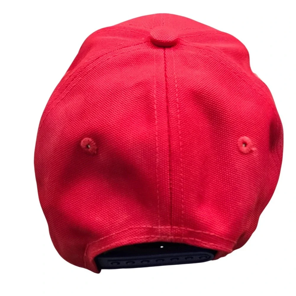 Psycho Bunny Red Baseball Cap Hat Adjustable Streetwear Preppy Golf Dadcore Y2K‎